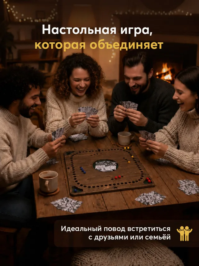 Игра Такофф — партия за деревянной доской